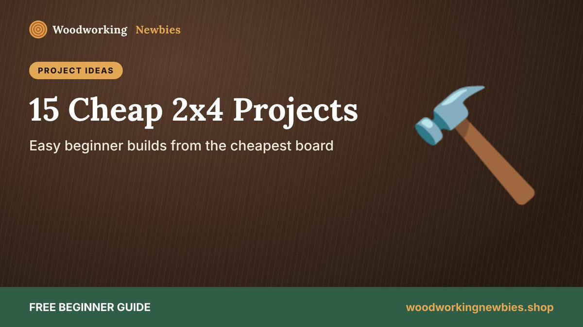 15 Cheap 2x4 Projects for Beginners (Made From the Cheapest Board in the Store)