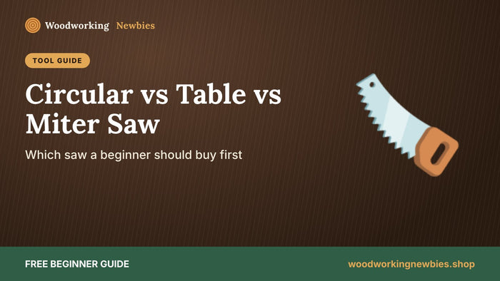 Circular Saw vs Table Saw vs Miter Saw: Which Should a Beginner Buy First?
