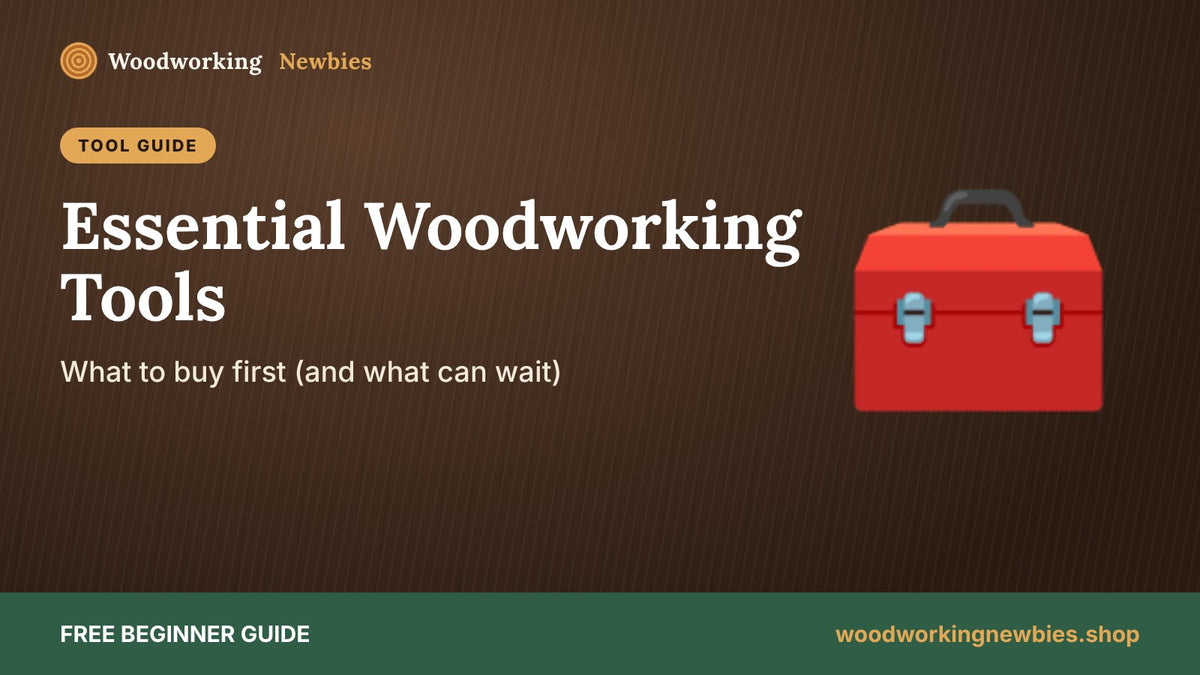 Essential Woodworking Tools for Beginners: What to Buy First