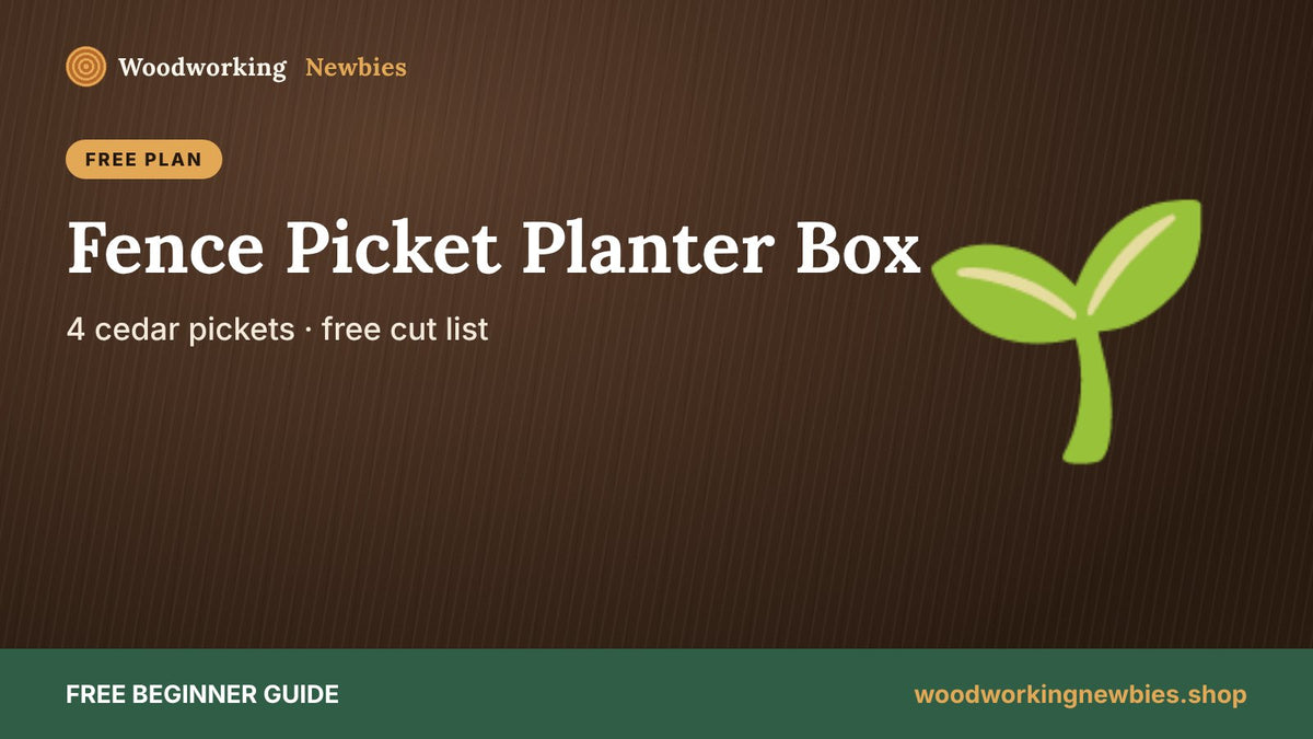 Fence Picket Planter Box Plans: A Cheap Cedar Planter You Can Build for Spring