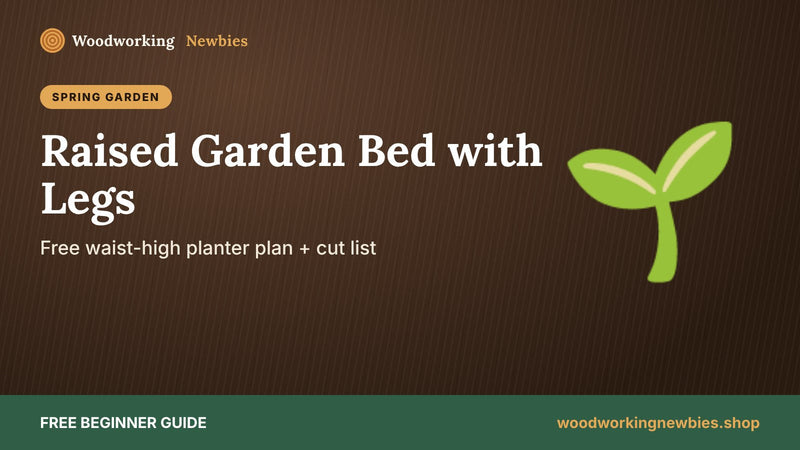 Raised Garden Bed Plans with Legs: Free Elevated Planter Plan with Cut List