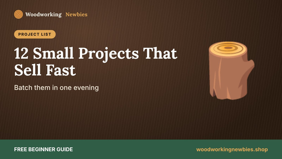 Small Woodworking Projects That Sell Fast: 12 Builds You Can Batch in an Evening