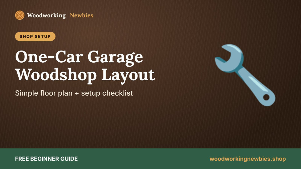 How to Set Up a Small Woodworking Shop in a One-Car Garage (Layout + Checklist)