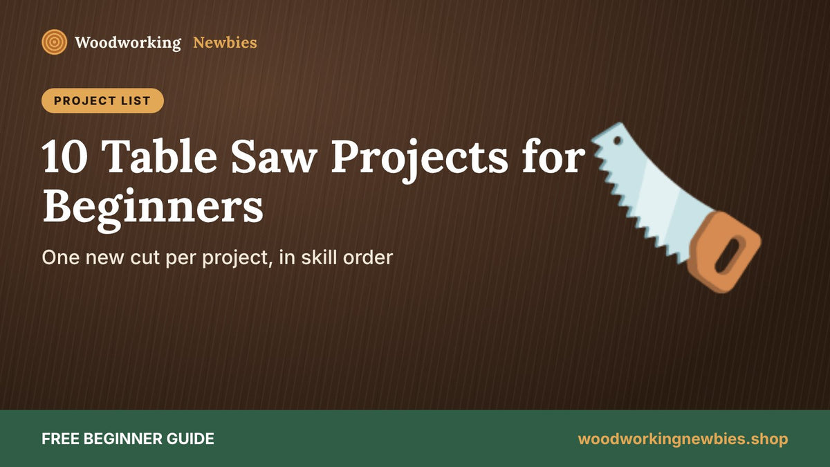 10 Table Saw Projects for Beginners That Teach You Every Basic Cut