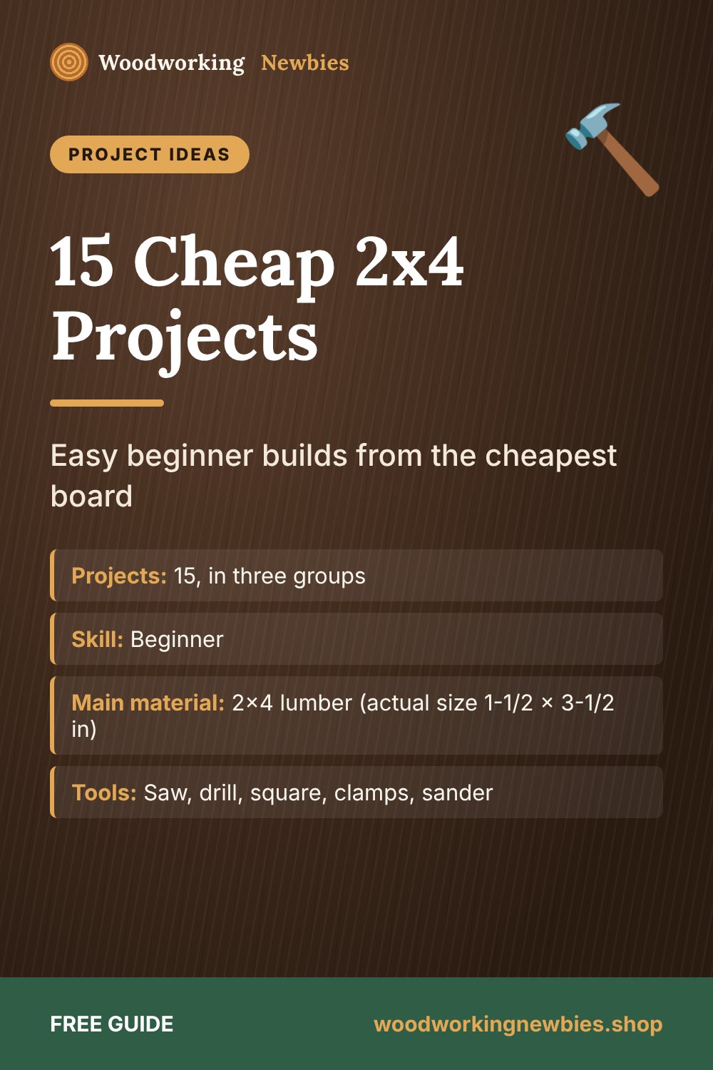 15 Cheap 2x4 Projects: Easy beginner builds from the cheapest board