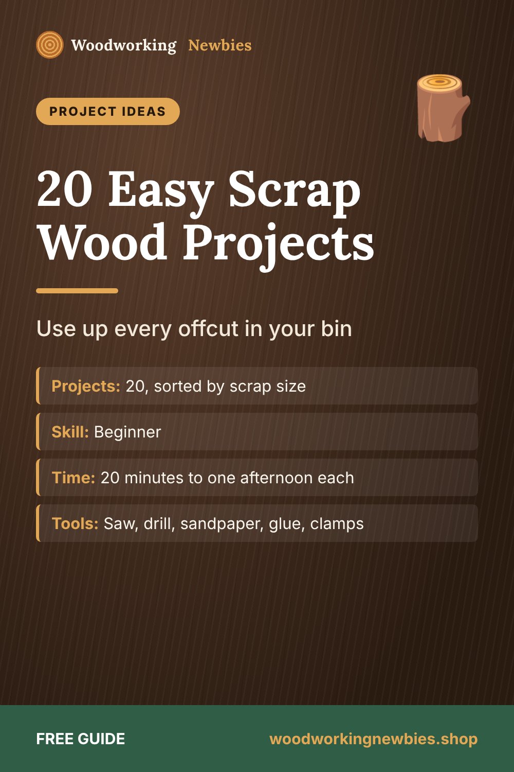 20 Easy Scrap Wood Projects: Use up every offcut in your bin